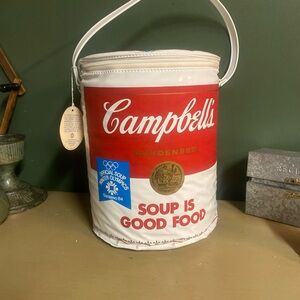 Campbell's Red and White Soup Can Bag cooler vintage new old promotional swag